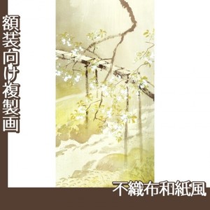 川合玉堂「暮春の雨1」【複製画:不織布和紙風】