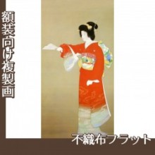 上村松園「女房観梅図」【窓飾り:不織布和紙風】