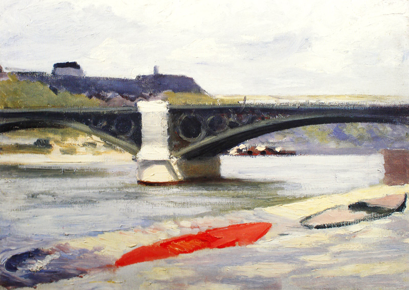 カルゼール橋とオルレアン駅　1907